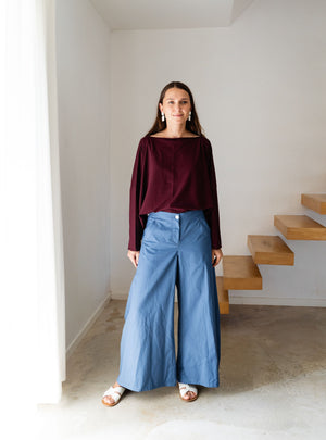 Blue WIDE trousers