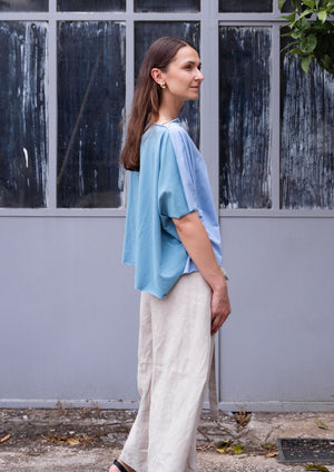 Bi-color Blouse Nr18