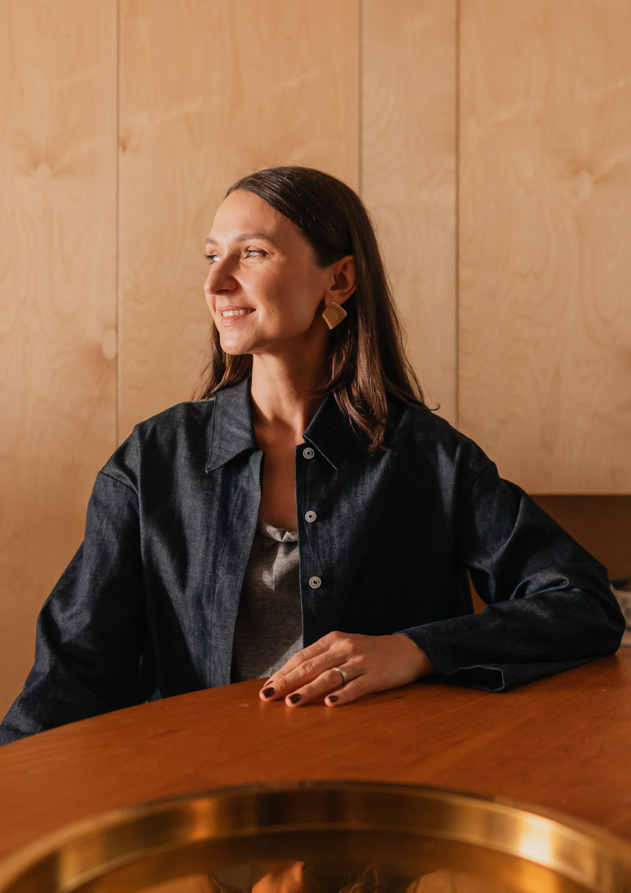 Denim Patchwork SHIRT JACKET