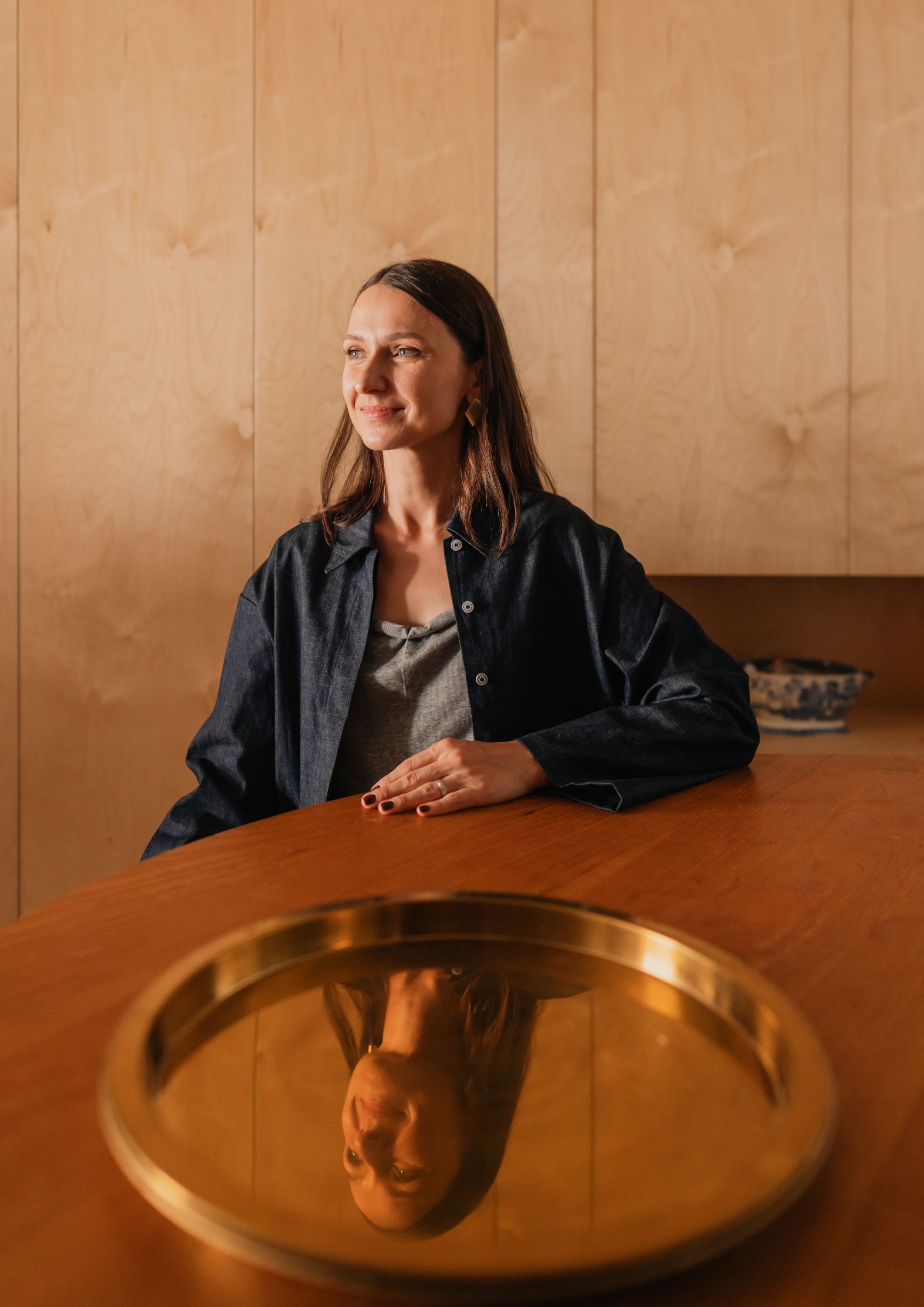 Denim Patchwork SHIRT JACKET