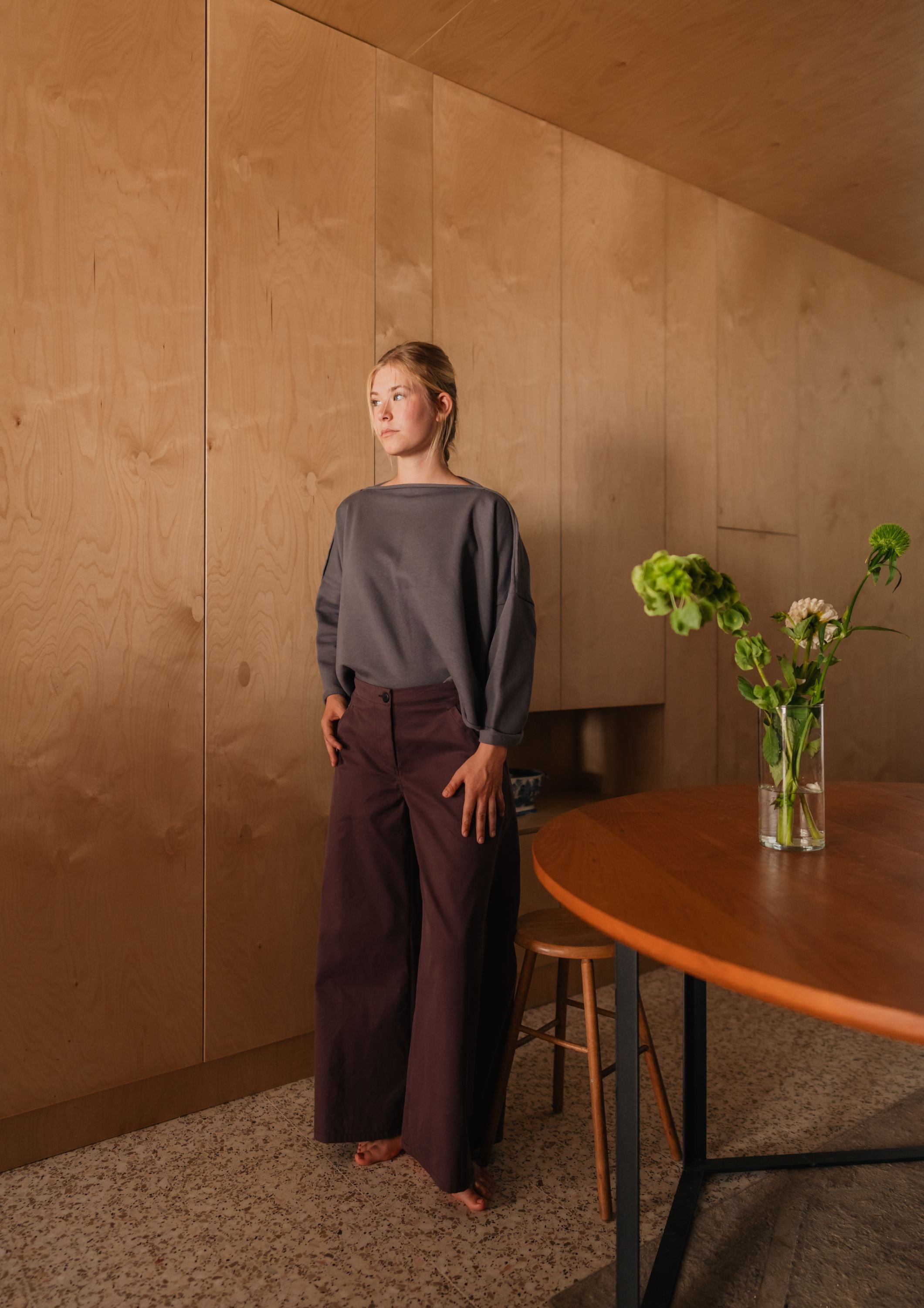 Purple WIDE trousers