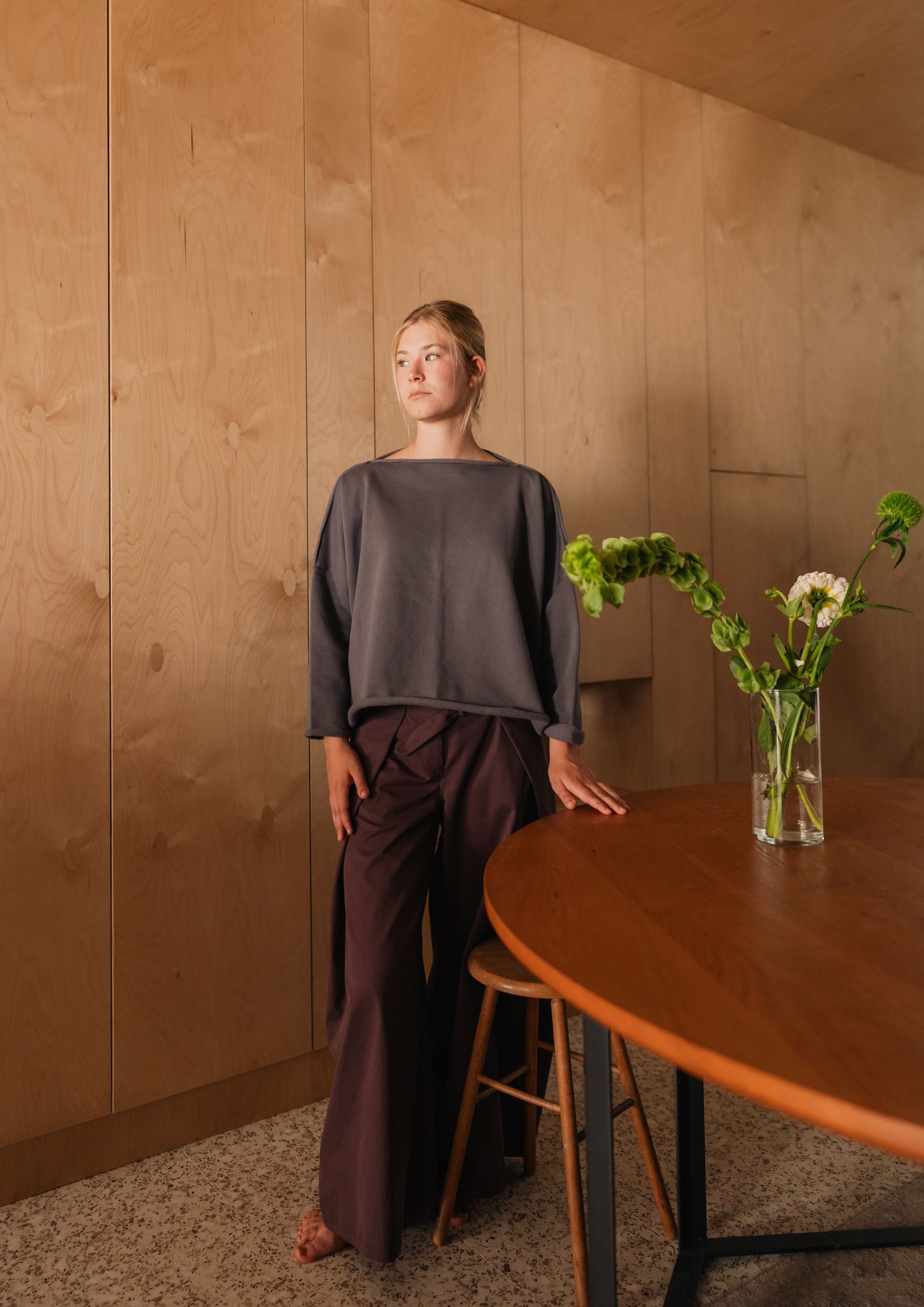 Purple WIDE trousers