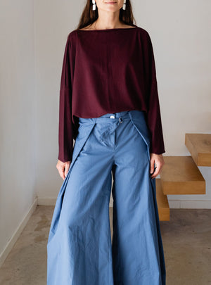 Blue WIDE trousers