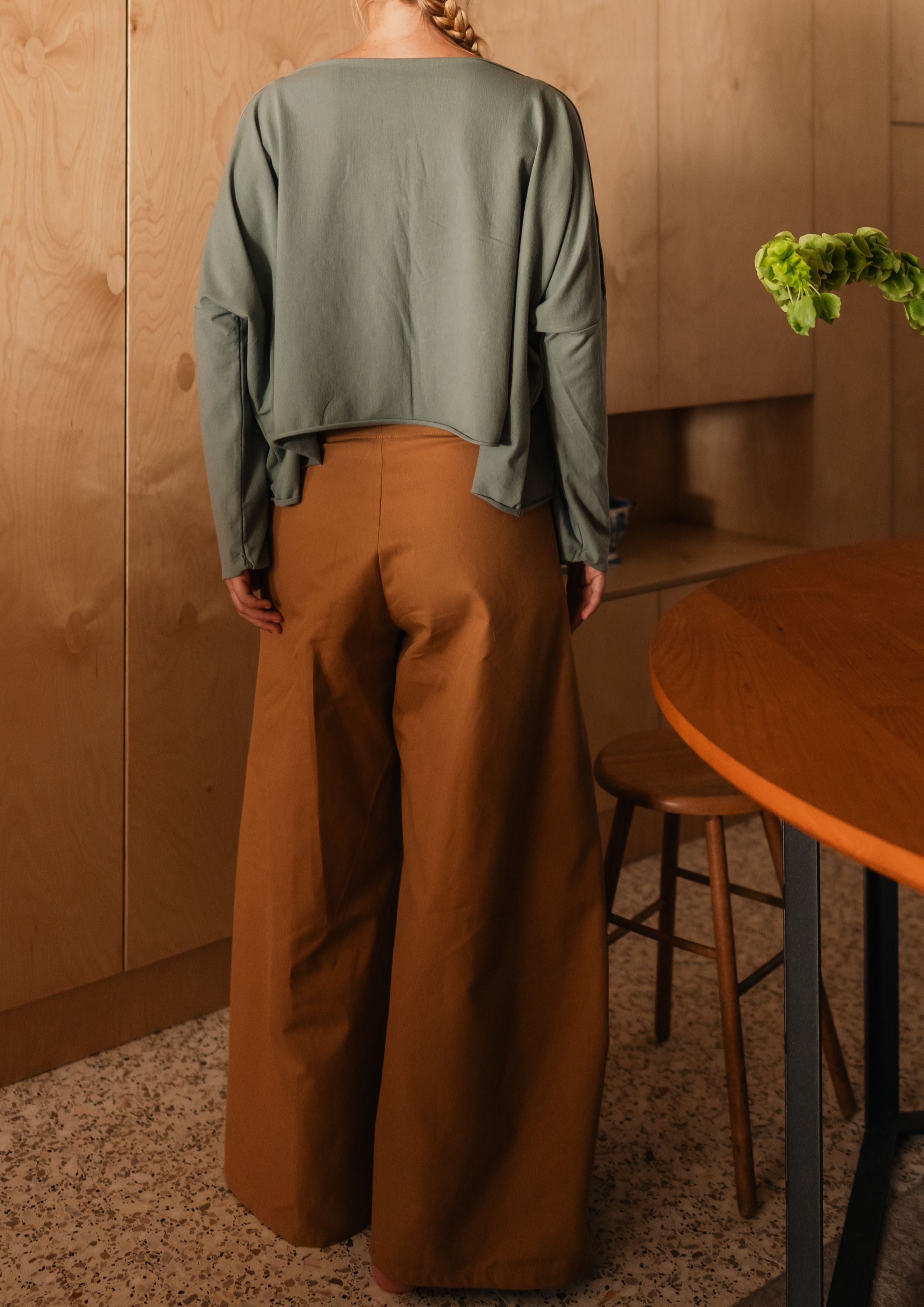 Caramel WIDE trousers