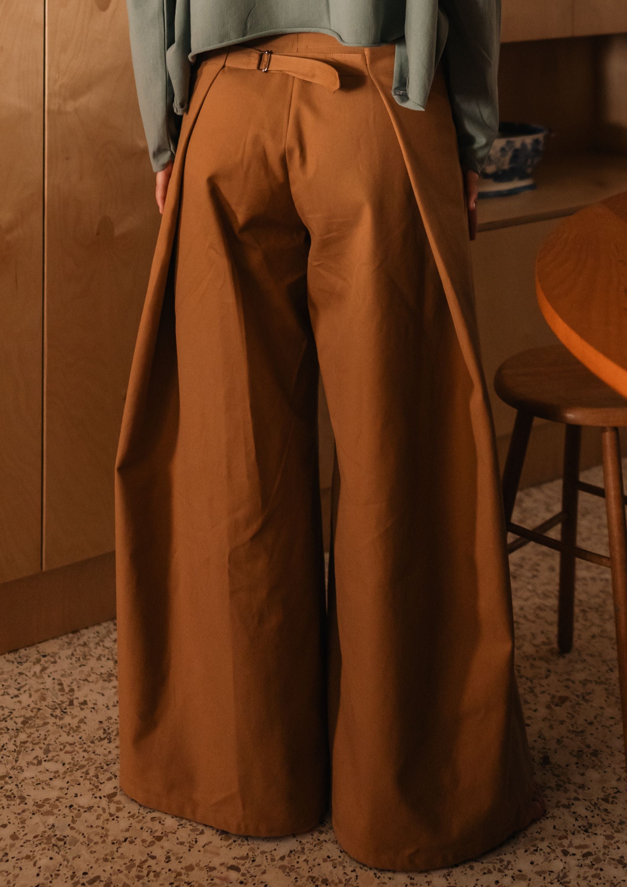 Caramel WIDE trousers