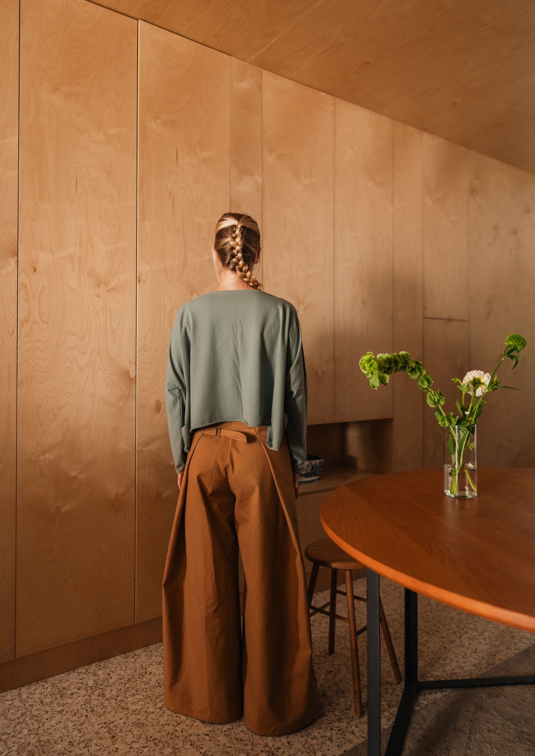 Caramel WIDE trousers