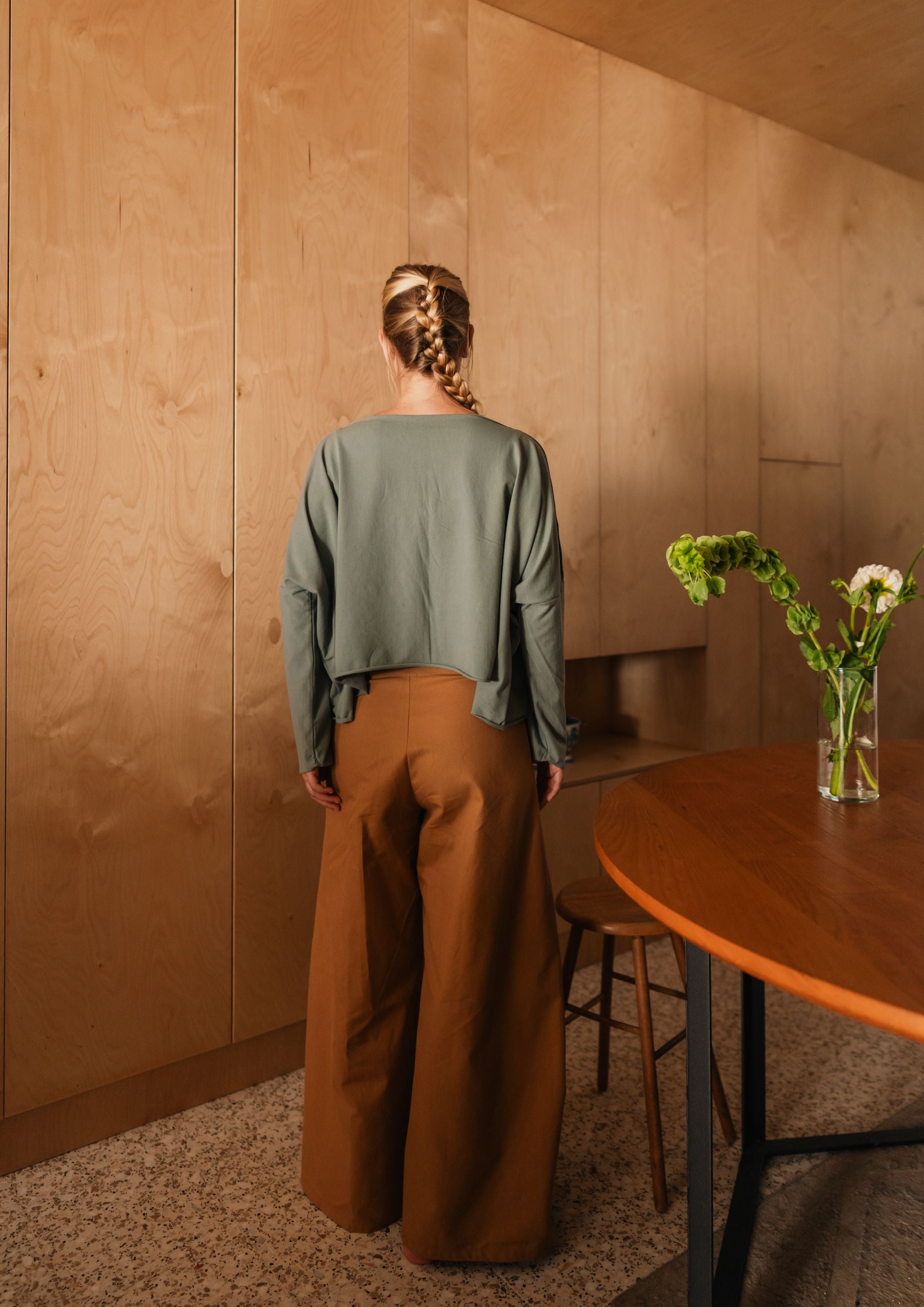 Caramel WIDE trousers