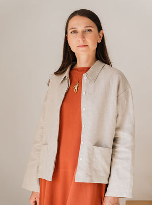 SHIRT JACKET Linen