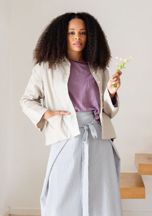 SHIRT JACKET Linen
