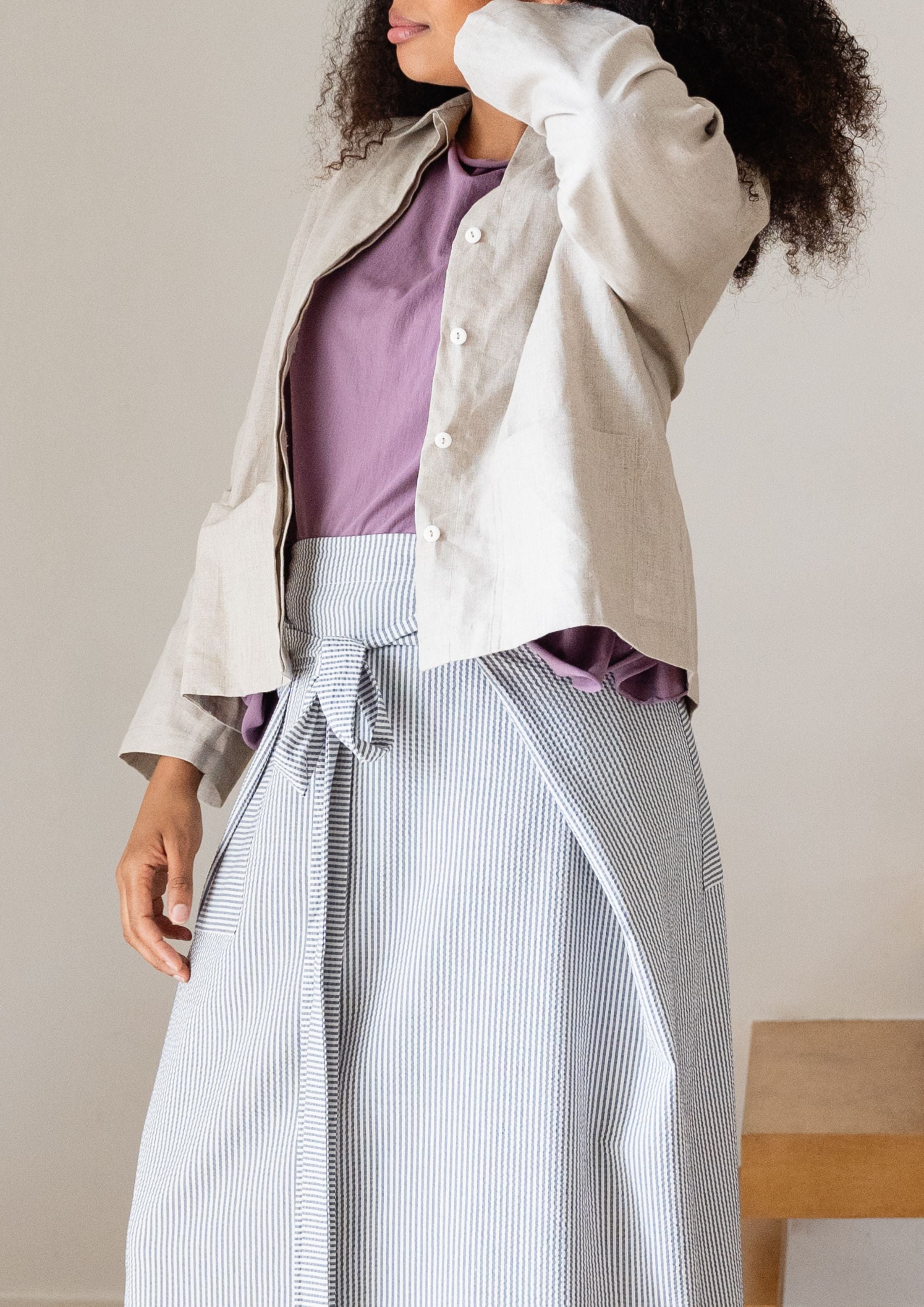 SHIRT JACKET Linen