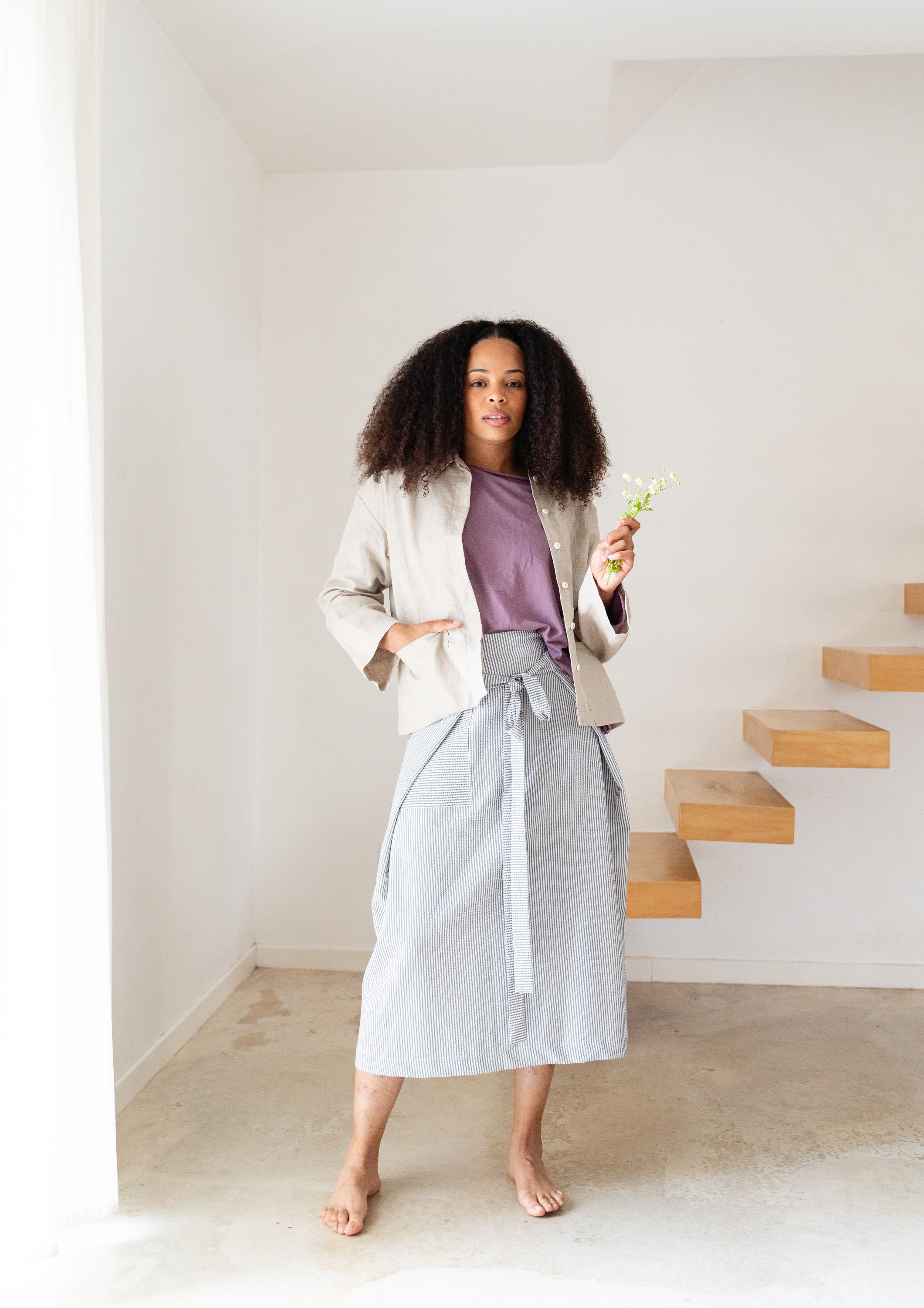 SHIRT JACKET Linen