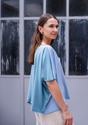 Bi-color Blouse Nr18