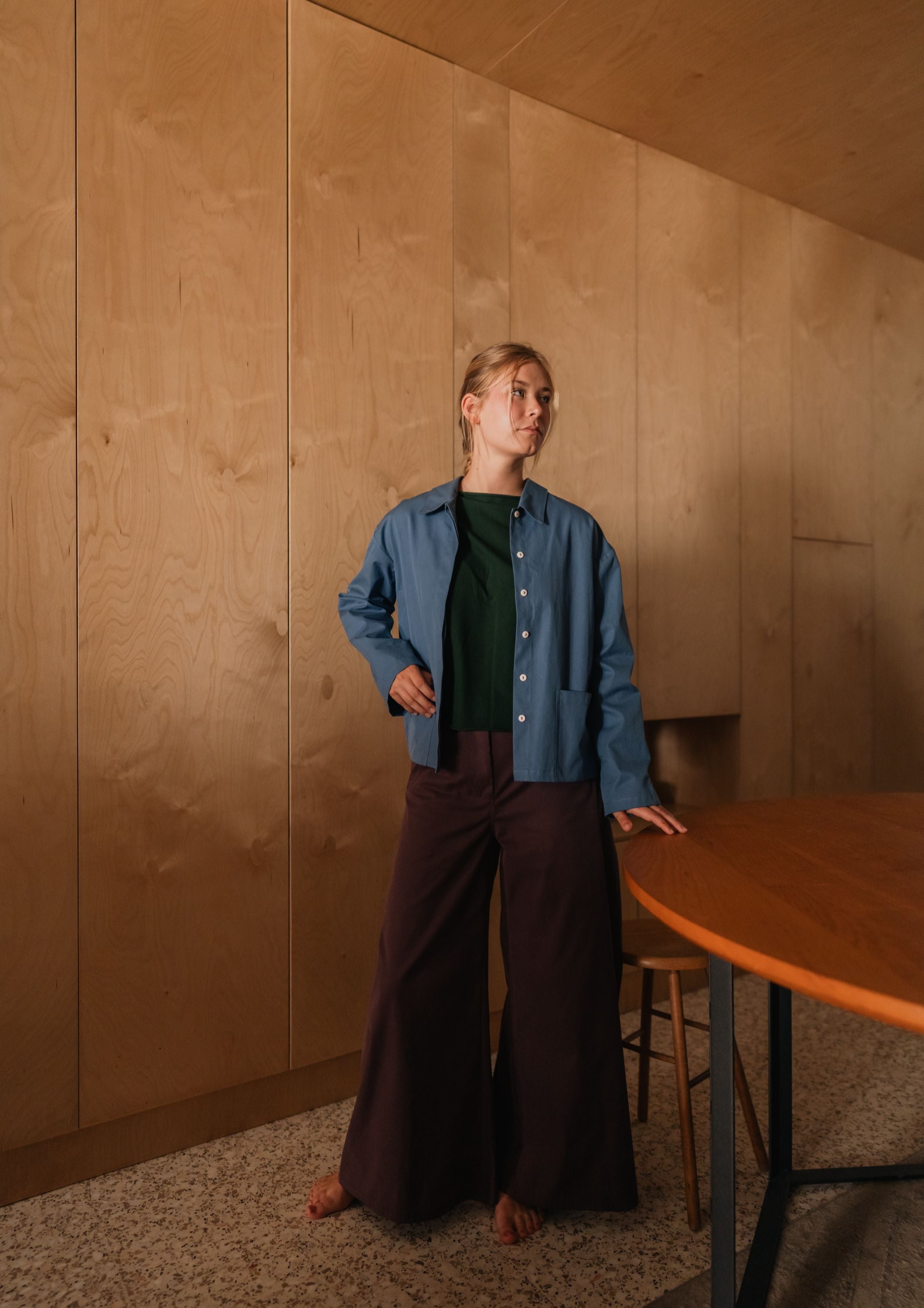 Purple WIDE trousers