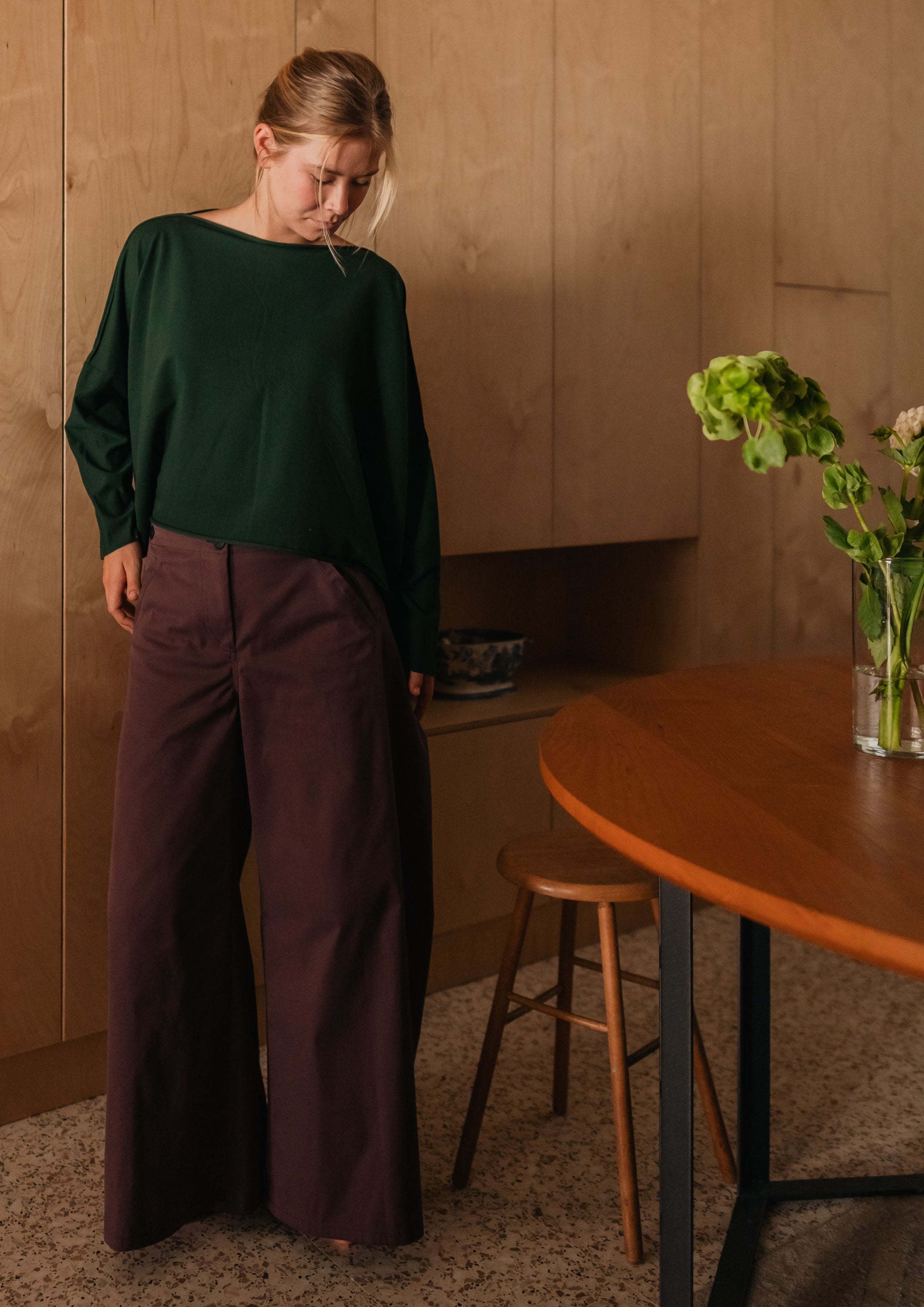 Purple WIDE trousers