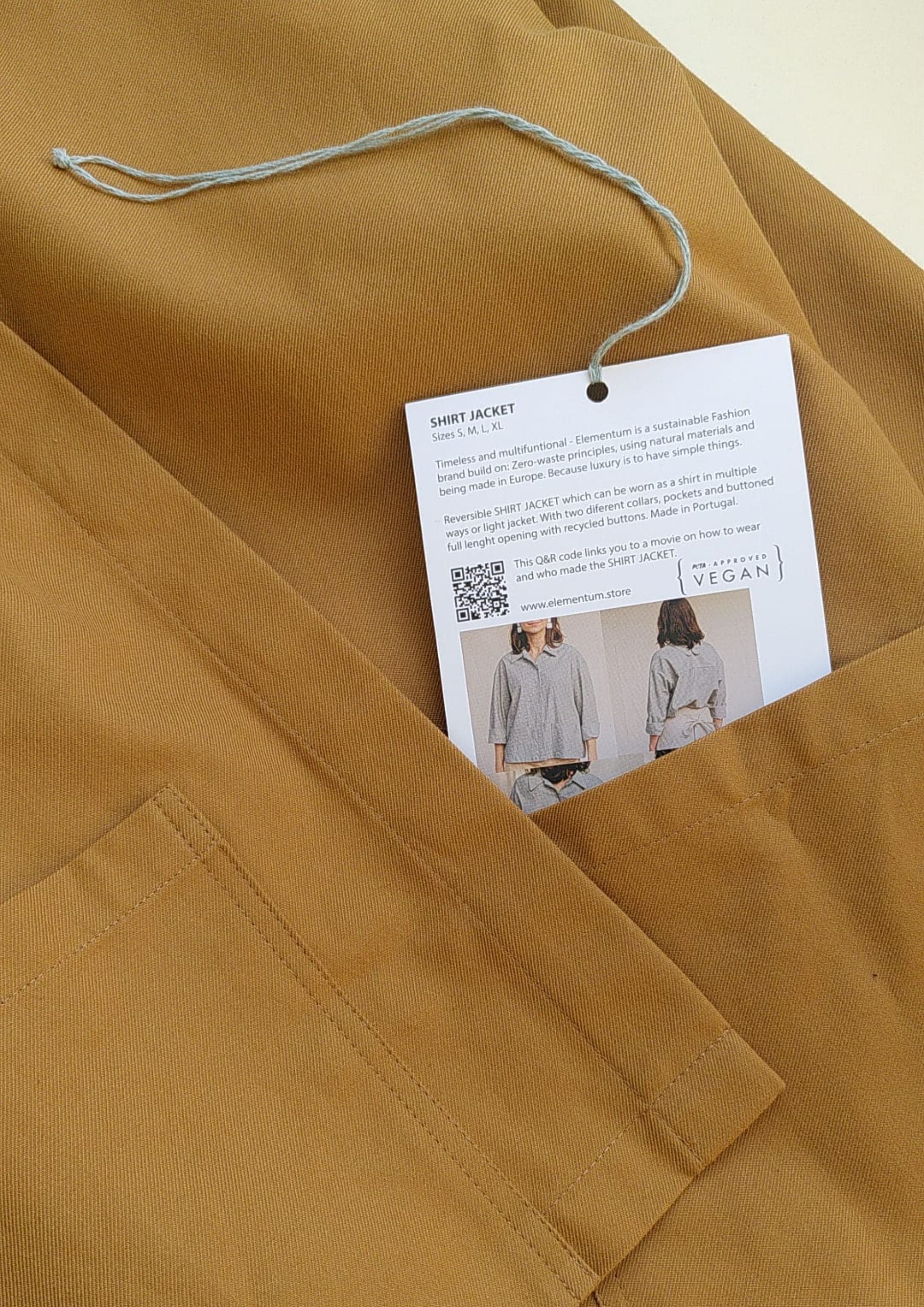 Caramel SHIRT JACKET