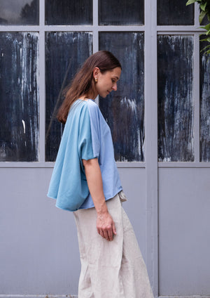 Bi-color Blouse Nr18