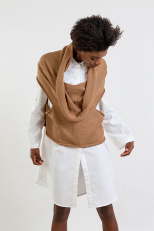 Elementum Multifunctional Alpaca clothing 4in1 vest dress top scarf