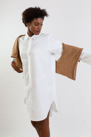 Elementum Multifunctional Alpaca clothing 4in1 vest dress top scarf