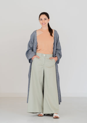 Light green WIDE trousers