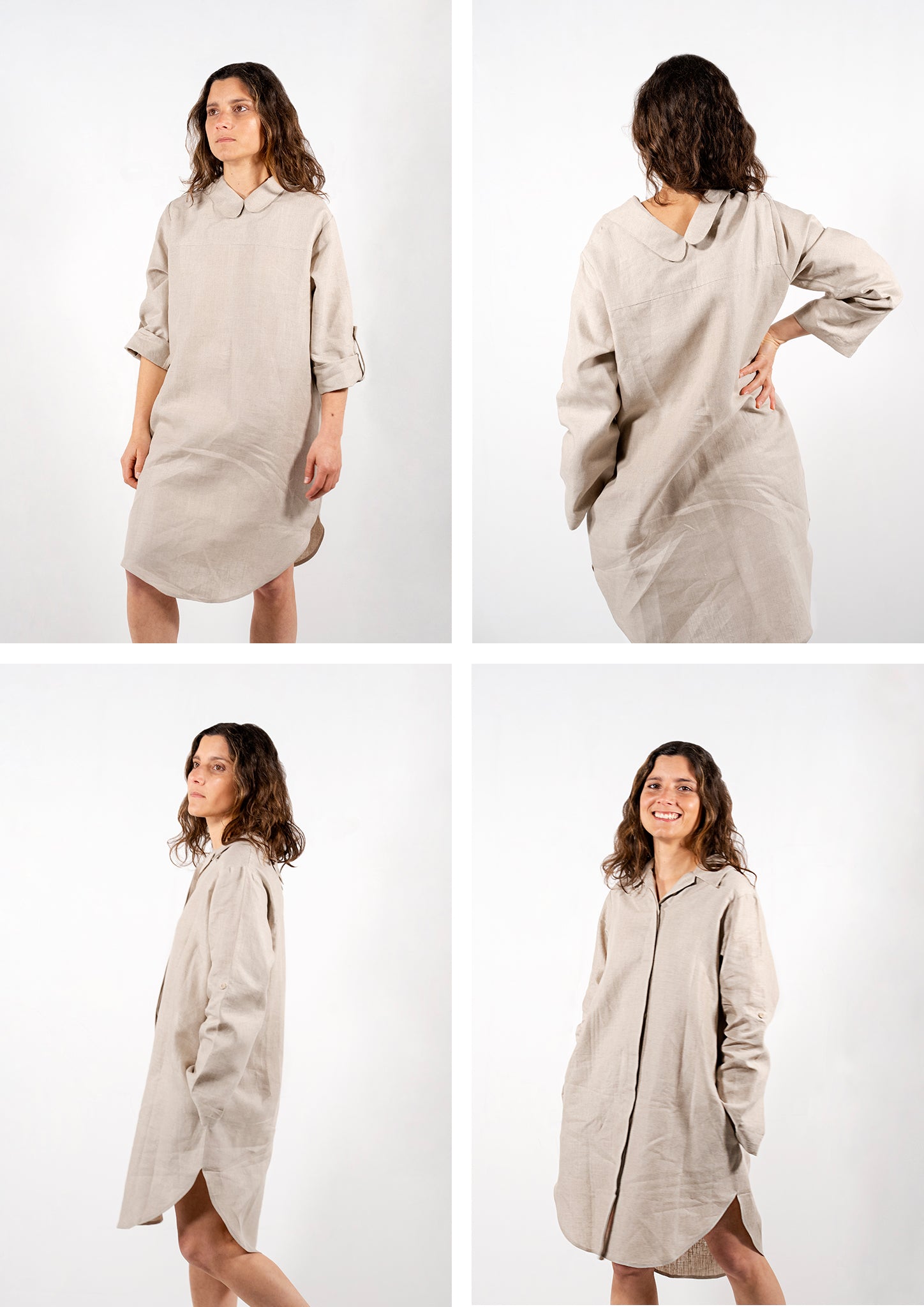Lyocell & Linen SHIRT DRESS