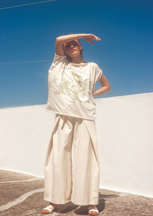 Organic WIDE trousers